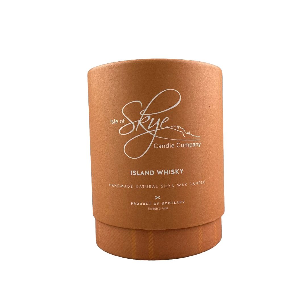 Geurkaars Island Whisky Large - 45 uur - Sojawas - Isle of Skye Candle by MoodCompanyNL