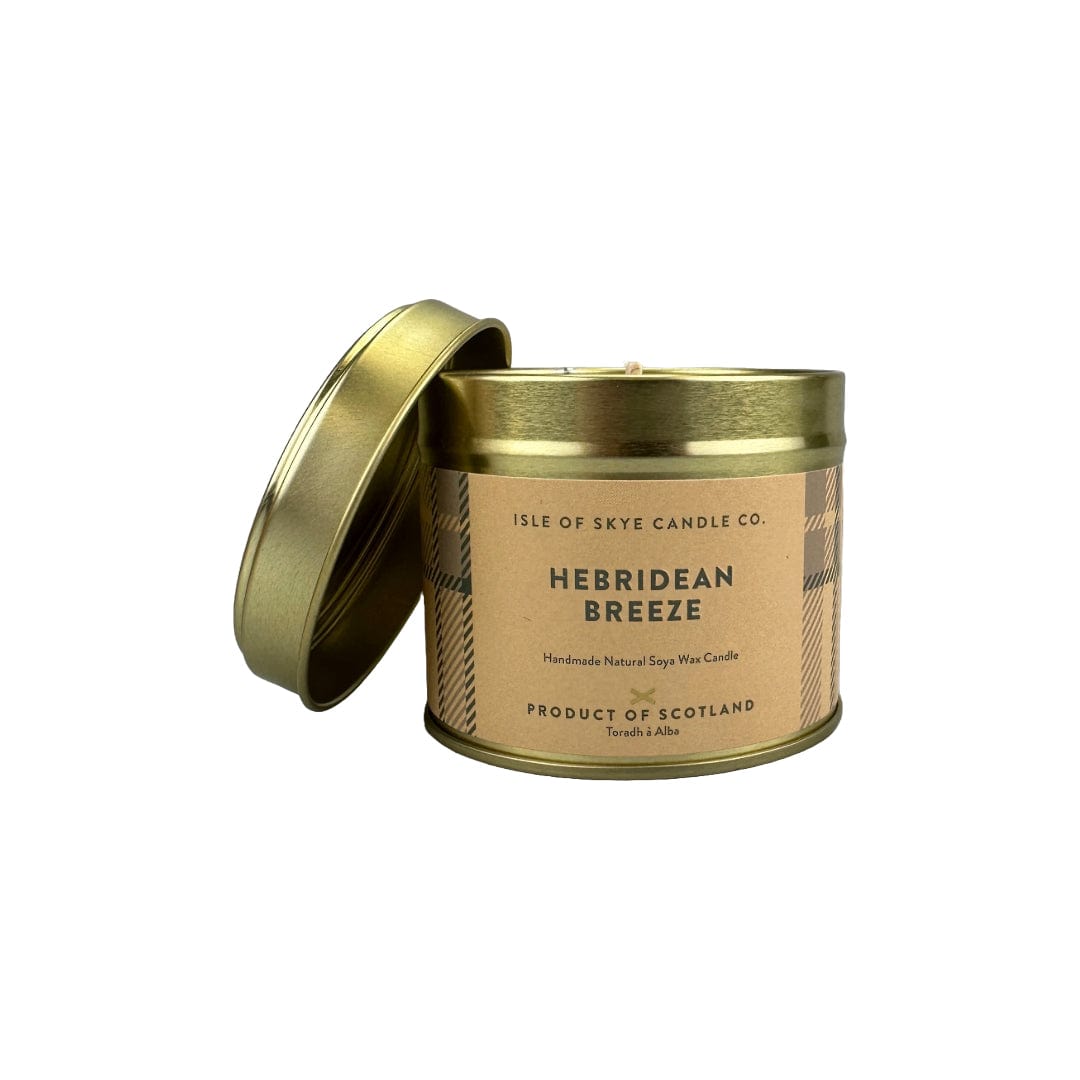 MoodCompanyNL - Geurkaars Scottish Hebridean Breeze Blikje - 45 uur - Sojawas - Isle of Skye Candle - 6151208629655