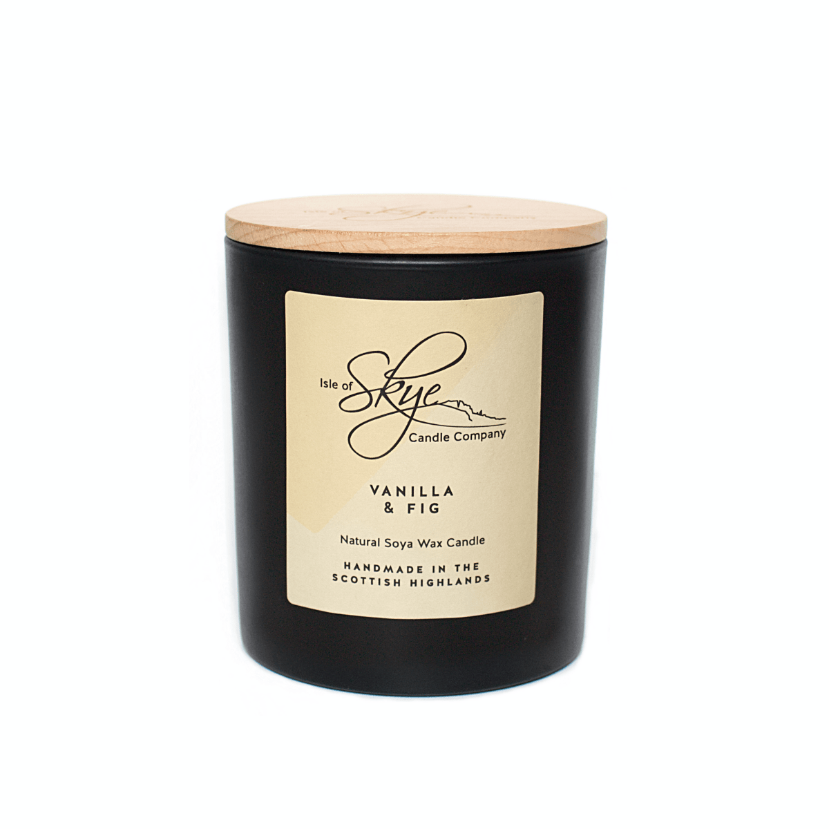 MoodCompanyNL - Geurkaars Vanille en Vijg Large - 45 uur - Sojawas - Isle of Skye Candle - 5060346380315