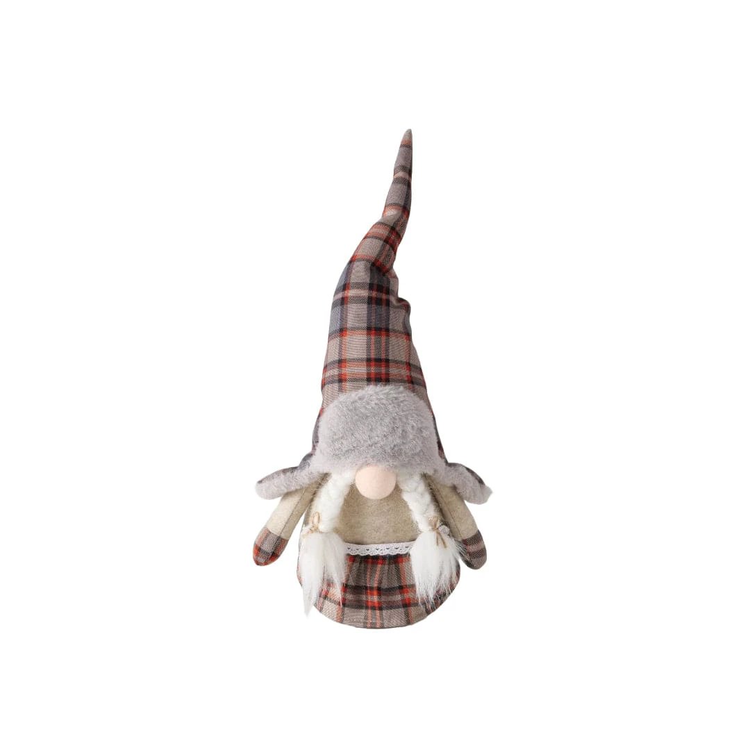 Gnoom tartan - 23x14x43 cm - Boltze by Mood4Christmas