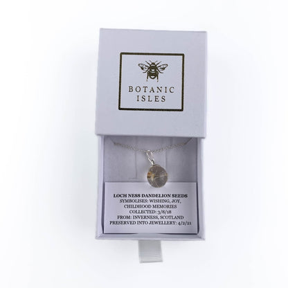 MoodCompanyNL - Halsketting Loch Ness Dandelion (Paardebloem) seeds Sterling Silver - 6095655833848