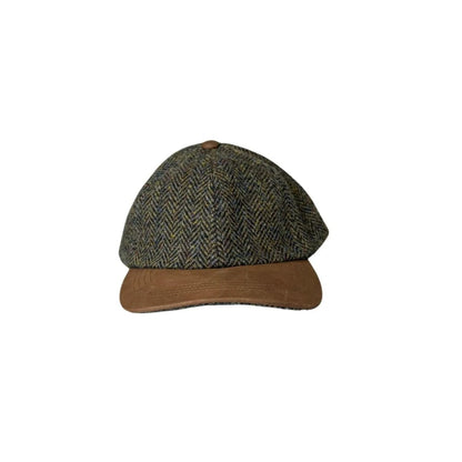 Mood Company - Harris Tweed Baseball Cap – Suède Klep – Verstelbaar – Tweedmill UK - 6151219719710