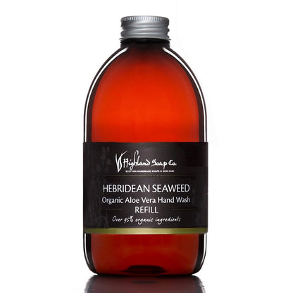 Hebridean Seaweed – Fris & Zilt - Navulverpakking Handzeep Glas 1 Liter by MoodCompanyNL