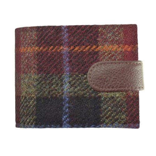 MoodCompanyNL - Heren Portemonnee Barra Bruin (Rust Check) - Harris Tweed - Glen Appin of Scotland - 5060631376221