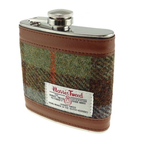 MoodCompanyNL - Heupfles Tartan MacLeod - Harris Tweed - Glen Appin of Scotland - 5060631374678
