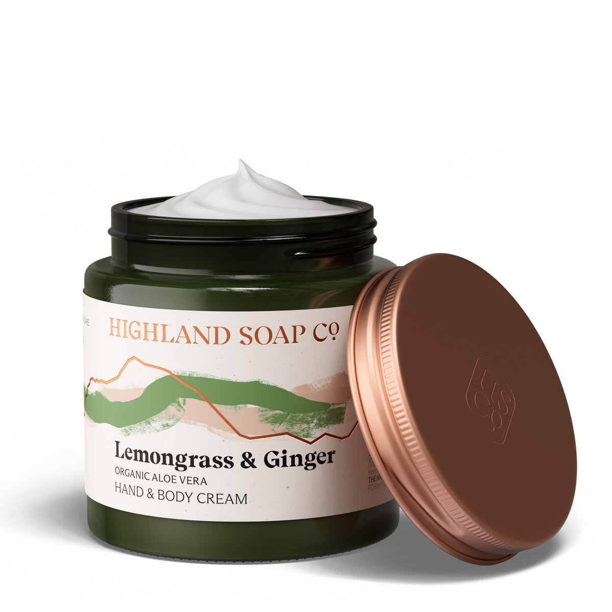 Lemongrass & Ginger Hand- & Bodycrème 120ml - nieuwe verpakking
