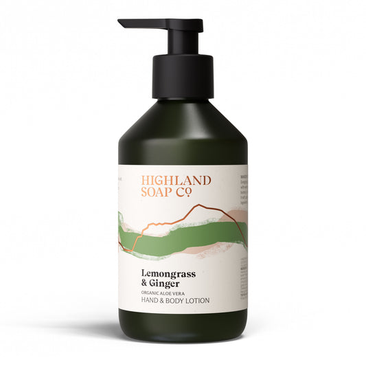Lemongrass & Ginger Hand- & Bodylotion 300ml - nieuwe verpakking