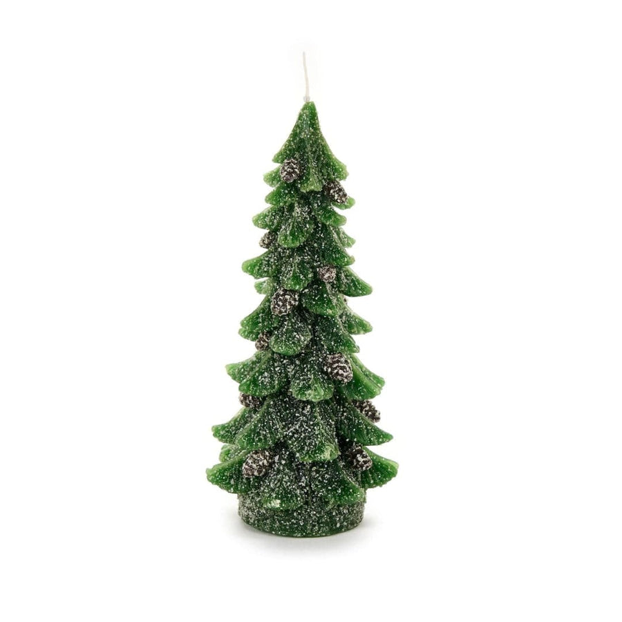 MoodCompanyNL - Kaars kerstboom groen - 13 cm hoog - nuvole di Stoffa - 8054042069428