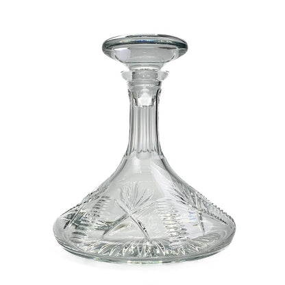 MoodCompanyNL - Karaf Bothwell - 1250 ml - Loodkristal - Scheepskaraf in luxe houten doos - Glencairn Crystal Scotland - 5060025550459