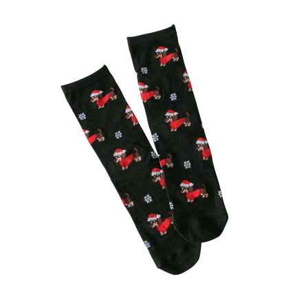 Kerst sokken in geschenkverpakking - tartan - one size - Boltze by Mood4Christmas