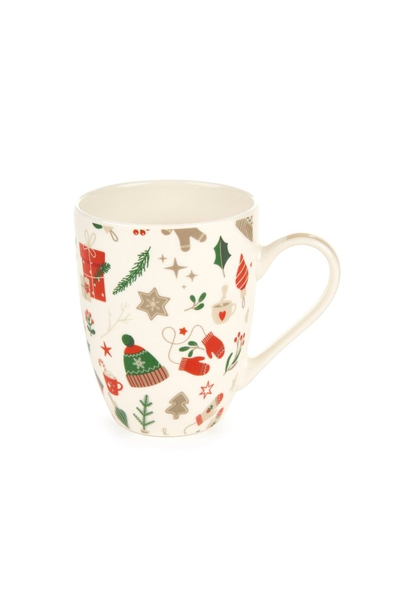 MoodCompanyNL - Kerstmokken in cadeau verpakking - 6 soorten - 1 stuks - Nuvole di Stoffa - 8050162616597