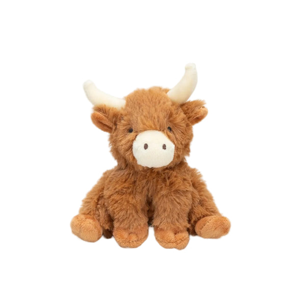 Knuffel Schotse Hooglander Mini Bruin - 11 cm - Zacht Pluche - Jomanda