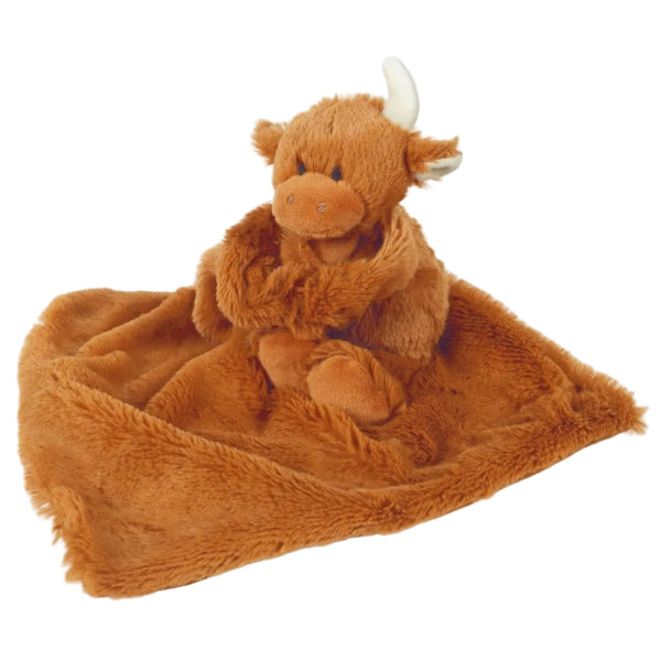 Knuffeldoekje Schotse Hooglander - 29 x 29 cm - Babyknuffel - Jomanda