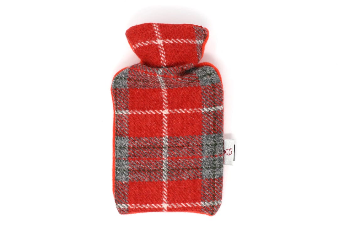 MoodCompanyNL - Kruik Rood Grijs - 500 ml - Harris tweed - Handgemaakt in Schotland - Caroline Wolfe Murray - 6095634322325