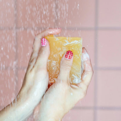 MoodCompanyNL - Lemongrass & Ginger – Fris & Pittig - Biologische Glycerine Zeep 150g - 5060188000068