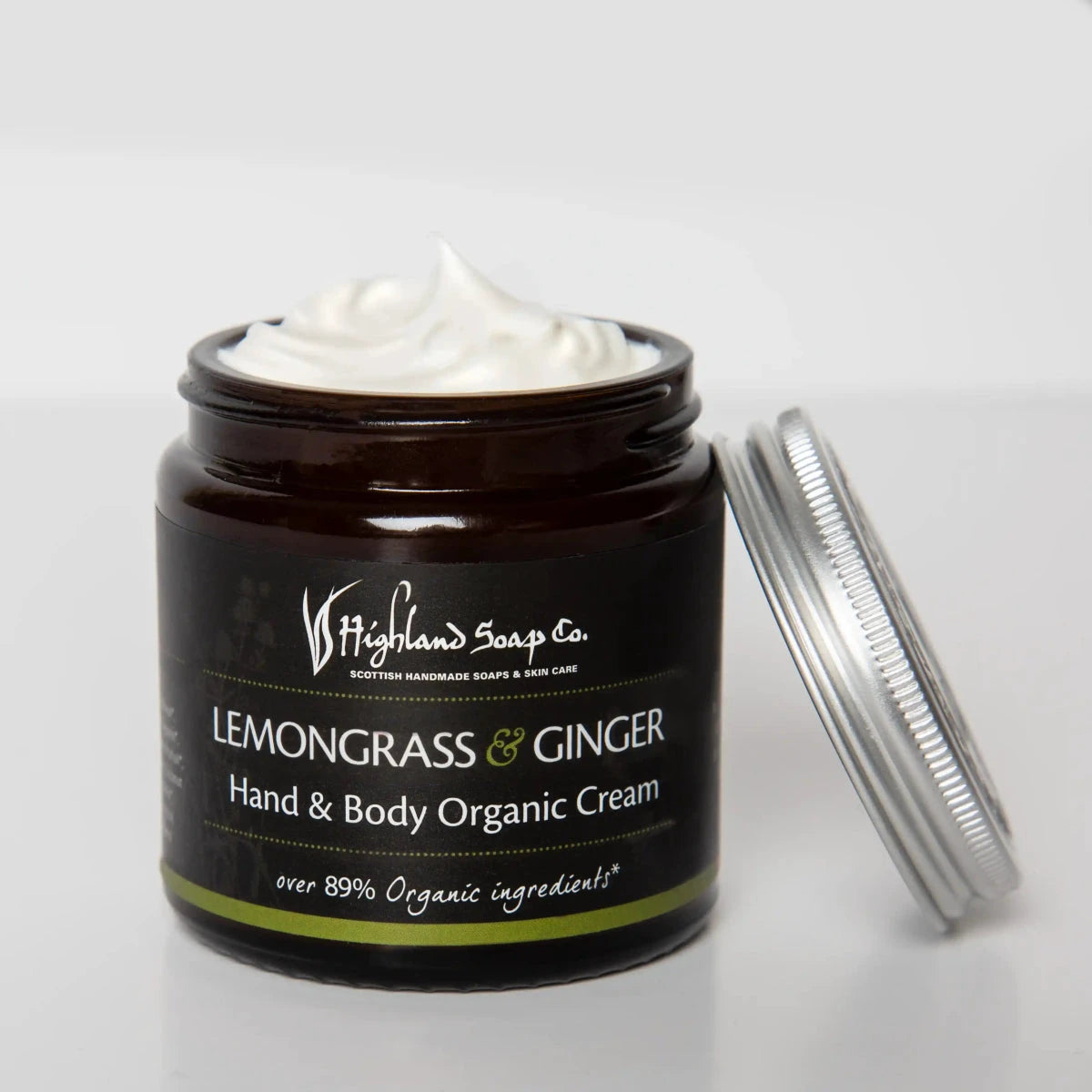 Lemongrass & Ginger – Fris & Pittig - Biologische Hand- & Bodycrème 120ml by MoodCompanyNL