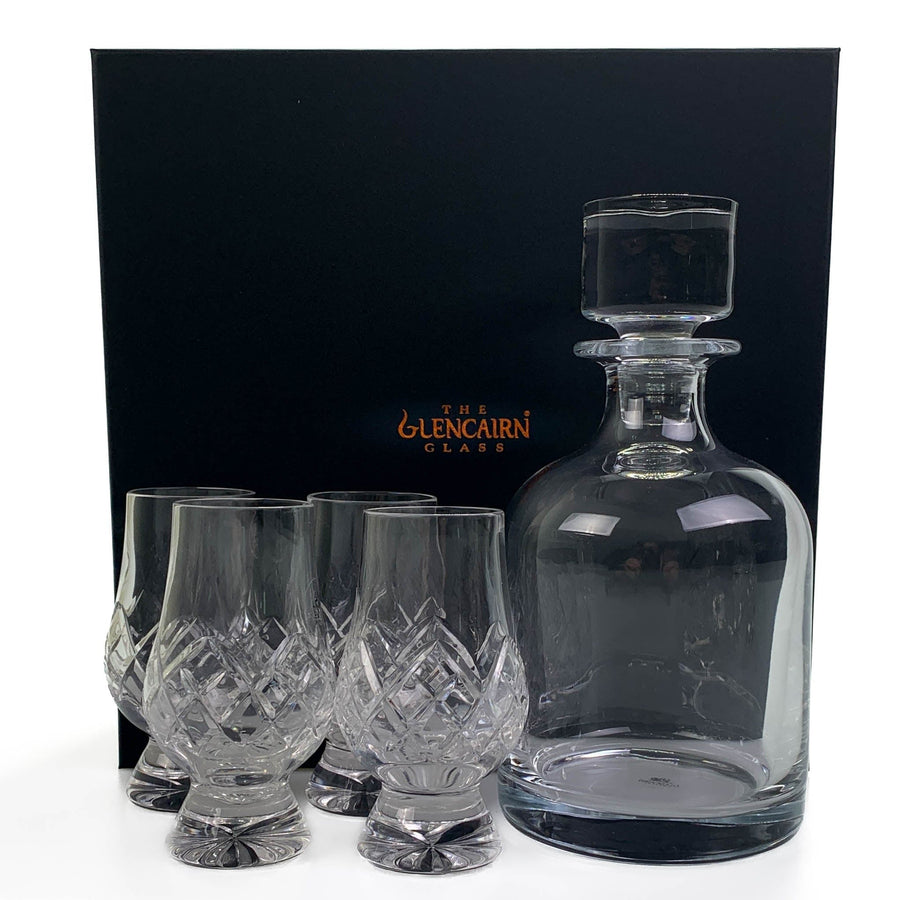 Mood_Company Glencairn Cut Geschenkset Karaf Iona en 4x Whiskyglas