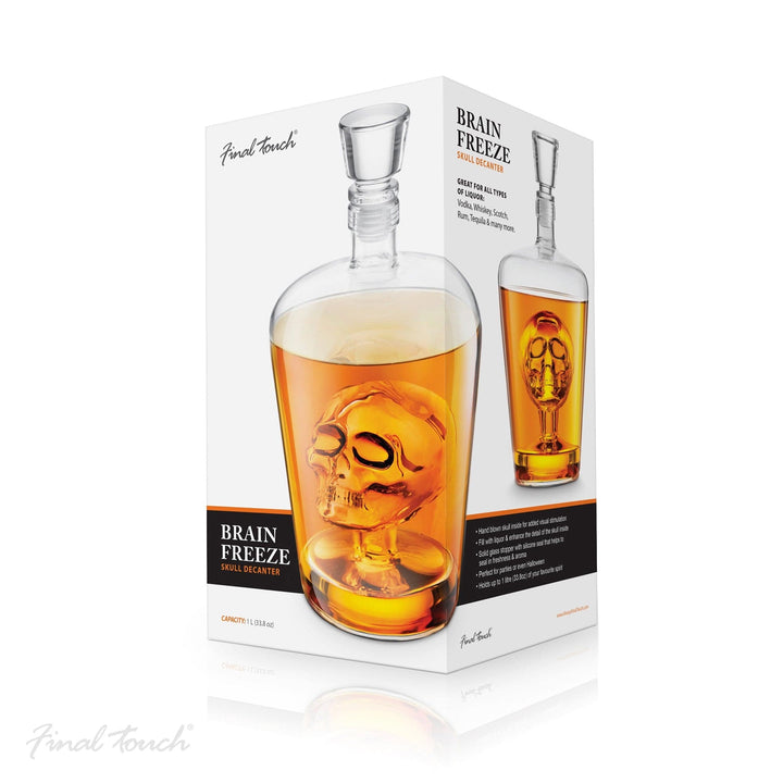 Mood_Company Karaf Schedel - 1000ml - Glas - Handgemaakt - Final Touch