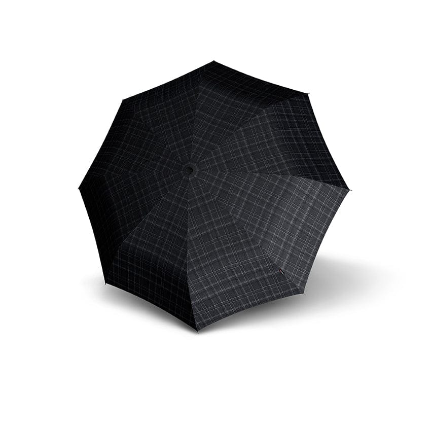 Mood_Company Opvouwbare Paraplu Knirps T.400 Extra Groot Zwart geruit