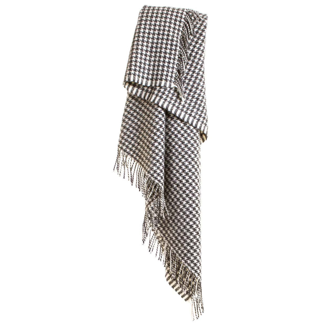 Mood_Company Plaid Houndstooth Grijs (Charcoal)