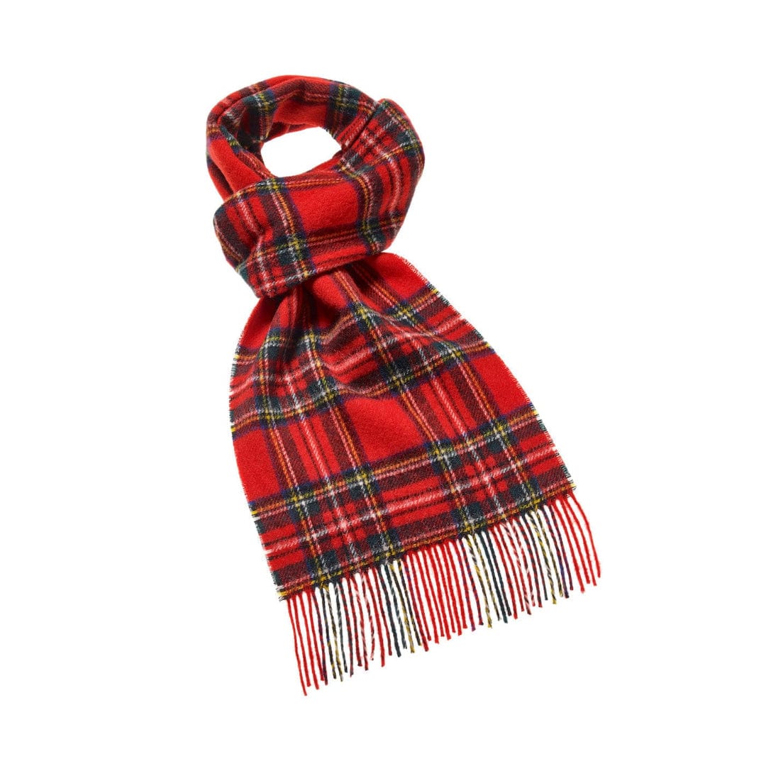 Mood_Company Sjaal Tartan Royal Stewart - Meriono Lamswol - 25 x 190 - Bronte by Moon Scotland Sjaals