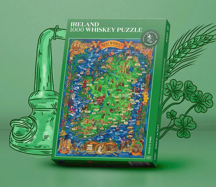 Mood_Company Whiskey puzzel Ireland - 1000 stukjes - 14+ - Water & Wines Sweden