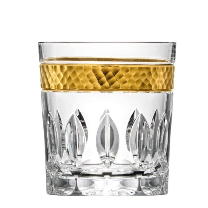 Mood_Company Whiskyglas Bloom Gold - Tumbler with 24 karaat gouden rand - 320ml - Arnstadt Kristall