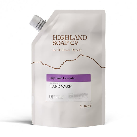 Mood Company - Navulzak Handzeep 1 Liter - Highland Lavender - Highland Soap Company - 