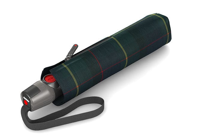 MoodCompanyNL - Opvouwbare Paraplu Geruit Hunter - T200 - Dsn 97 cm - Opgevouwen 28 cm - Knirps - 9003034246551