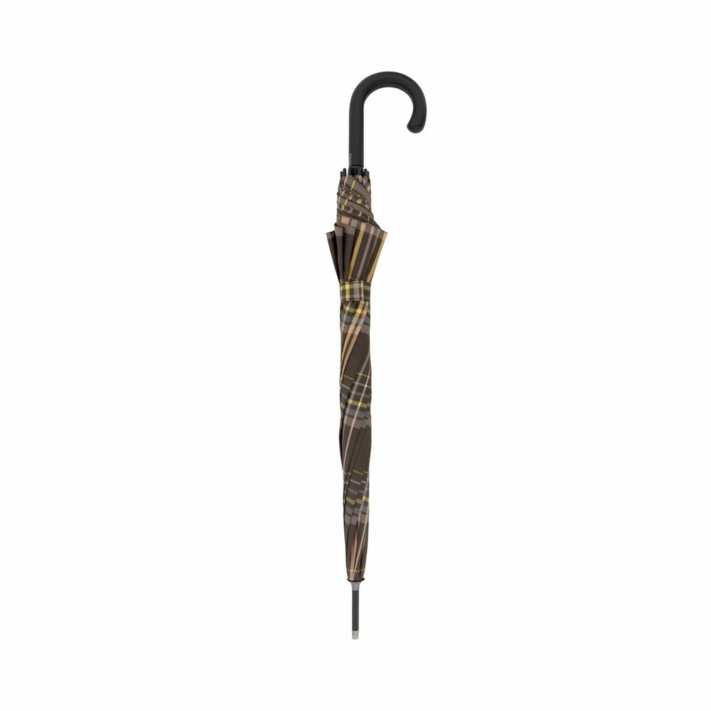 MoodCompanyNL - Paraplu Golf Flex Bruin Geel - Fiberglass - Dsn 116 cm - Lengte 95 cm - Doppler - 9003034360240