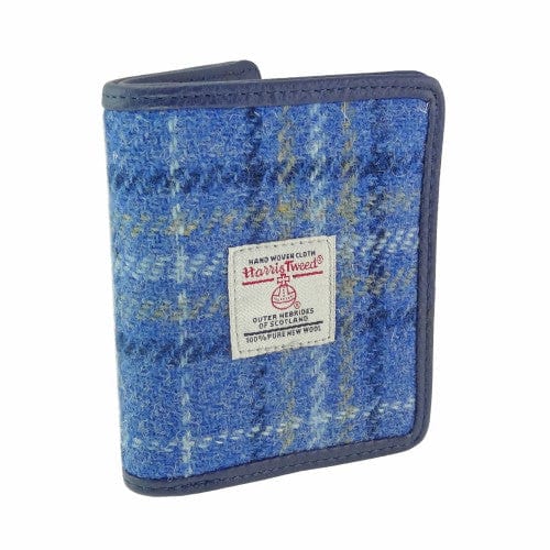 MoodCompanyNL - Pasjeshouder Lewis Lichtblauw - Harris Tweed - Glen Appin of Scotland - 5060959027744
