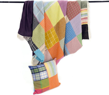 MoodCompanyNL - Patchwork plaid LIFESTYLE - 180x220 - Uniek - Tweedmill UK - 5060067703189