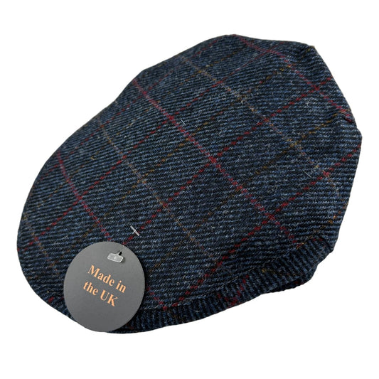 MoodCompanyNL - Pet County Blauw met rode ruit - Harris Tweed - Glen Appin of Scotland - 6151213031085