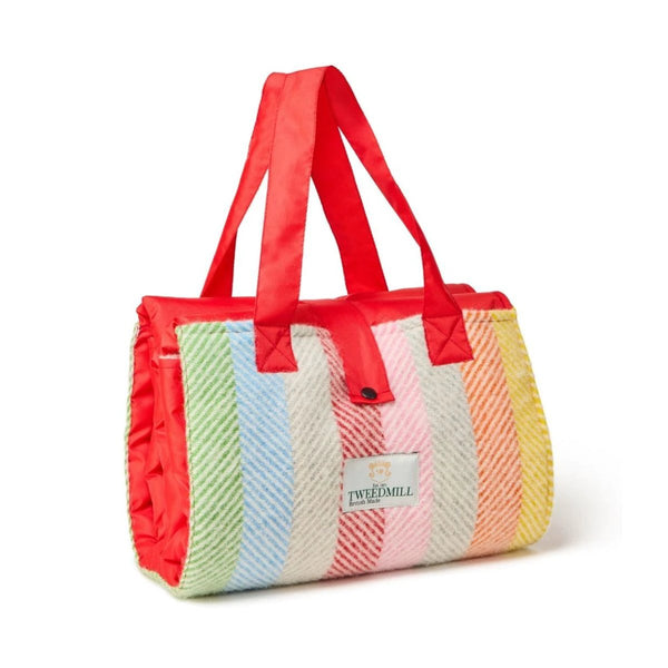 Picknickkleed Rainbow Stripe - Festival - Waterdicht - 137x170cm - Tweedmill by MoodCompanyNL