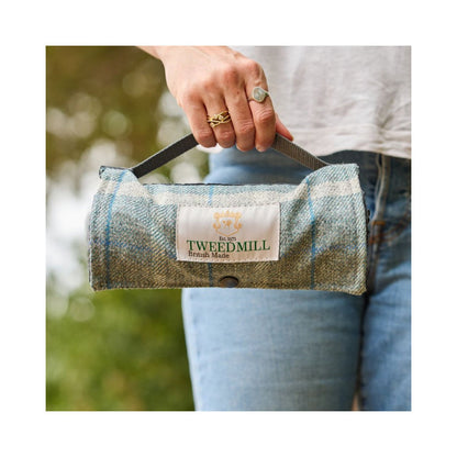 Mood Company - Picknickkleed Walker Alpine Grijs - Tweed - Waterdicht - 66 × 98cm - Tweedmill - 5060958308318