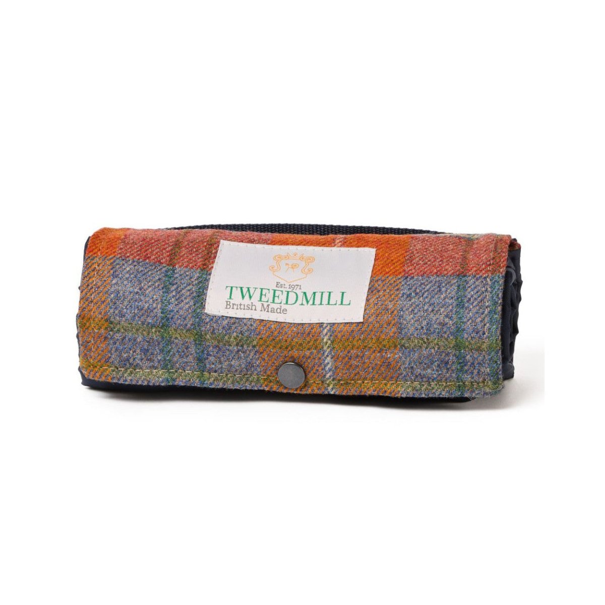Mood Company - Picknickkleed Walker Copper Oranje - Tweed - Waterdicht - 66 × 98cm - Tweedmill - 5060958308332