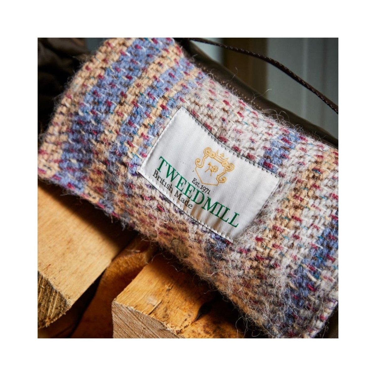 MoodCompanyNL - Picknickkleed Walker Op goed geluk - Gerecycled Wol - Waterdicht - 66 × 98cm - Tweedmill - 5060067705596