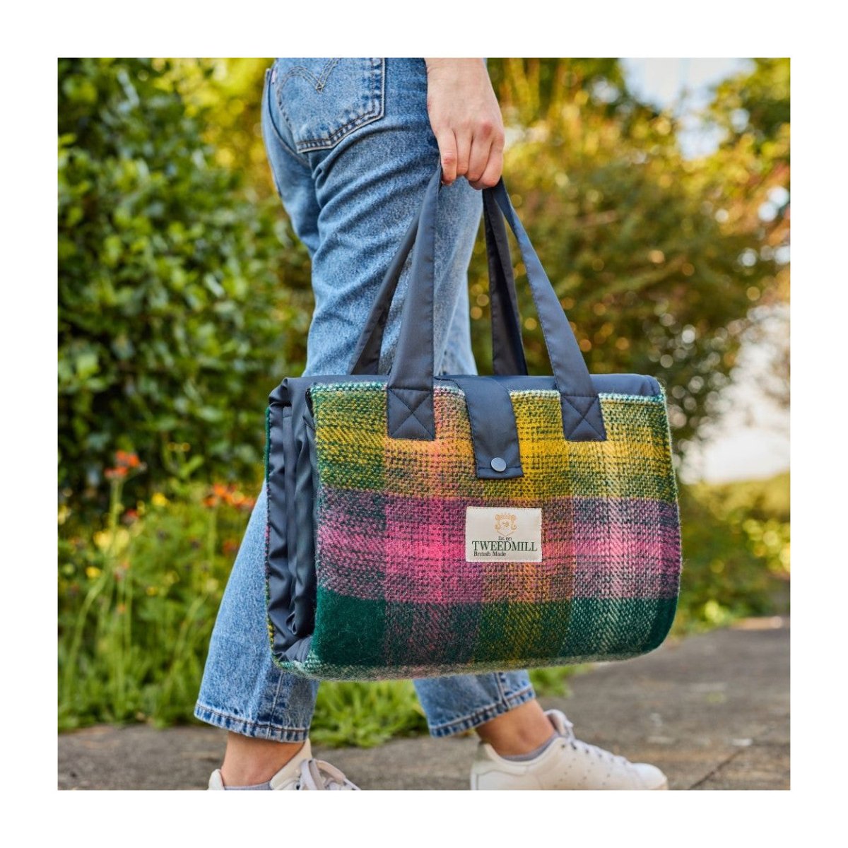 Mood Company - Picknickkleed Wildflower Stripe - Festival - Waterdicht - 137x170cm - Tweedmill - 5060958306505