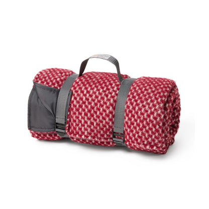 Picknickkleed Roll Twill Chilli Pepper - Wol - Waterdicht - 145x145cm - Tweedmill