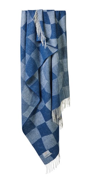 MoodCompanyNL - Plaid Bijou Blauw - 150x183 - Nieuw Wol - Tweedmill UK - 5060958302897