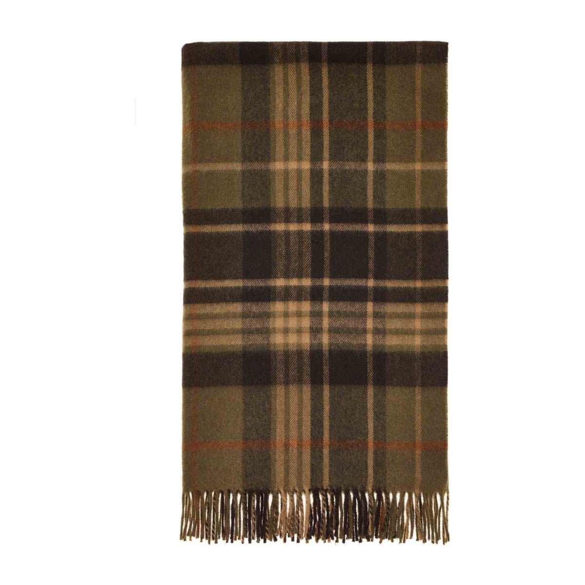 Mood Company - Plaid Estate Olive - Country Side Collection - Merino Lamswol - 140x185 - Bronte by Moon Scotland - 6151222520563