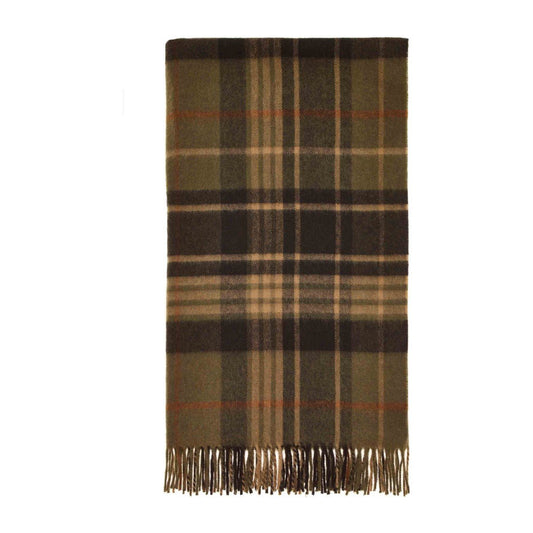 Mood Company - Plaid Estate Olive - Country Side Collection - Merino Lamswol - 140x185 - Bronte by Moon Scotland - 6151222520563