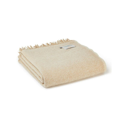 MoodCompanyNL - Plaid Moorland Bruin Beige (Vintage and Creame) - 150x183 - Nieuw Wol - Tweedmill UK - 5060958300909