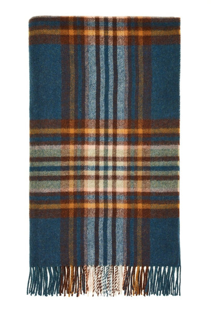 Mood Company - Plaid St. Ives Groen - Shetland Lamswol - 140x185 - Bronte by Moon Scotland - 6151206956906