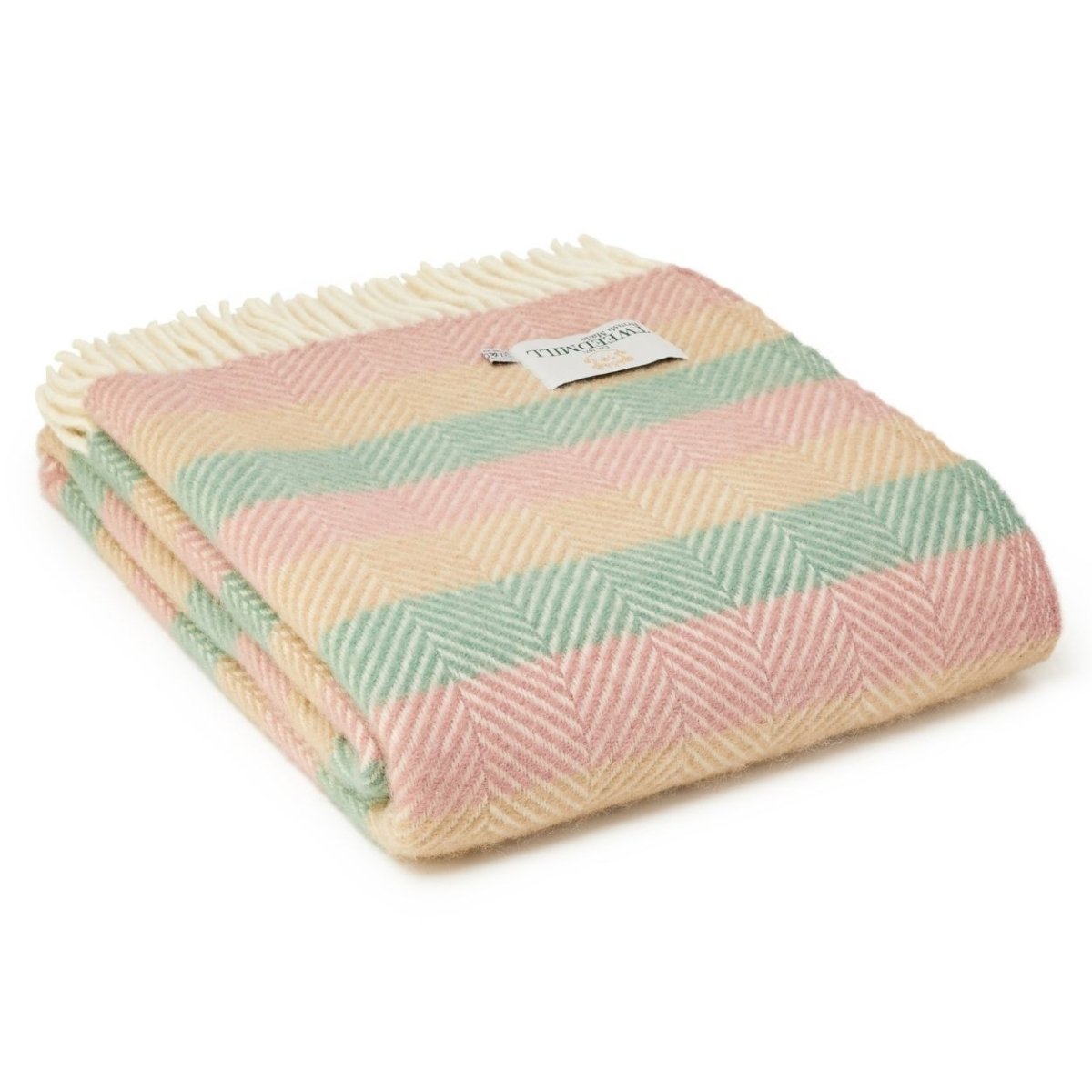 Mood Company - Plaid Summer Breeze Stripe - 150x183 - Nieuw Wol - Tweedmill UK - 5060958305386