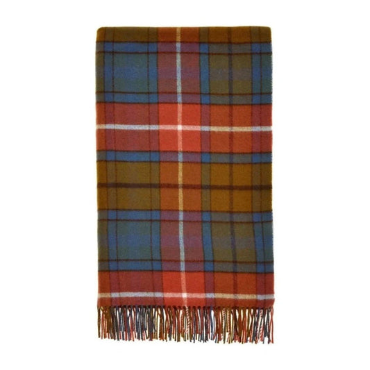 Mood Company - Plaid Tartan Antique Buchanan - Merino Lamswol - 140x185 - Bronte by Moon Scotland - 5057900079167