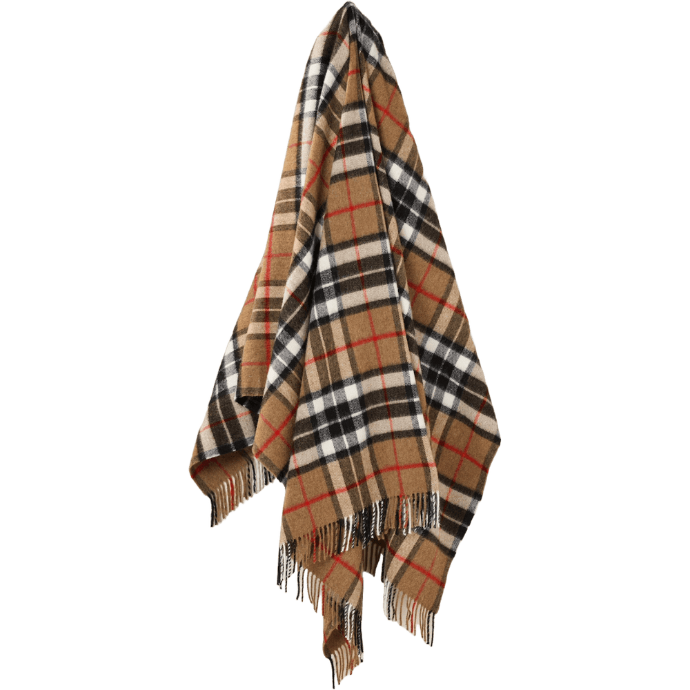 MoodCompanyNL - Plaid Tartan Camel Thompson - Merino Lamswol - 140x185 - Bronte by Moon Scotland - 5057900085816