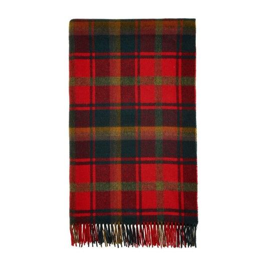Mood Company - Plaid Tartan Dark Maple - Merino Lamswol - 140x185 - Bronte by Moon Scotland - 6095634651616