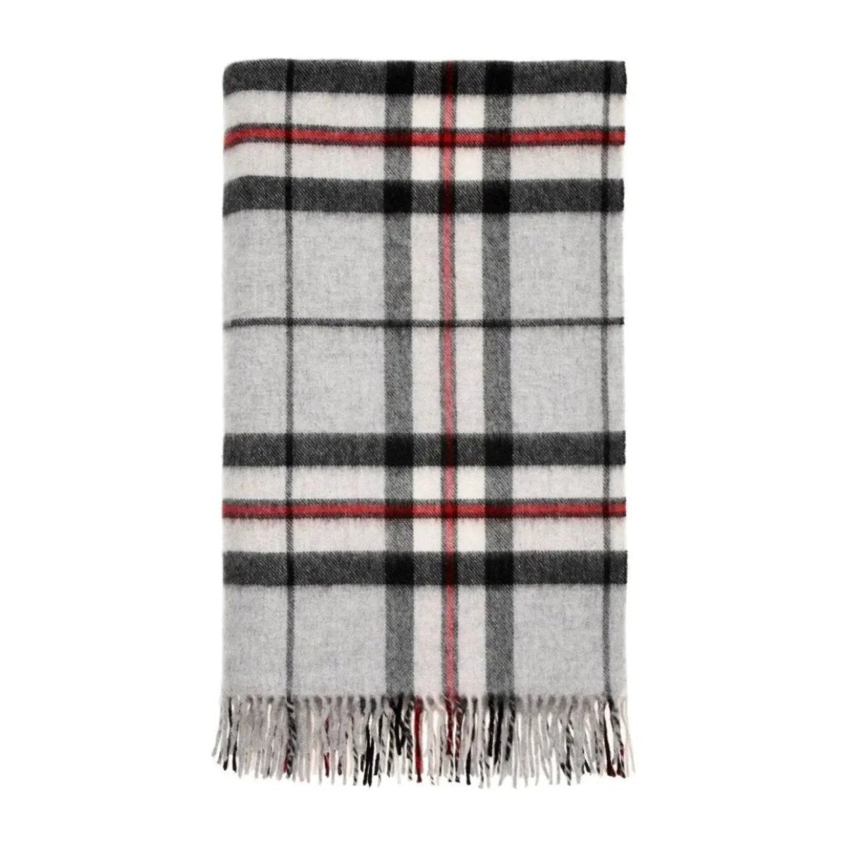Mood Company - Plaid Tartan Grey Tompson - Merino Lamswol - 140x185 - Bronte by Moon Scotland - 6095647114177