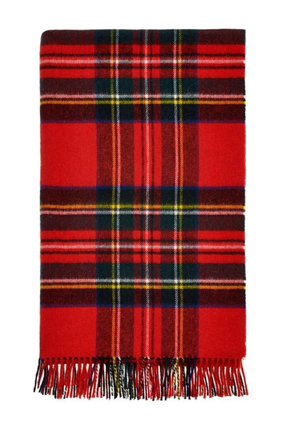 Plaid Tartan Royal Stewart - Merino Lamswol - 140x185 - Bronte by Moon Scotland by MoodCompanyNL